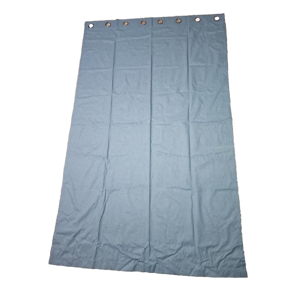 Curtain 1 Panel 52"W×84"L Blue Blackout Thermal Lining Y37